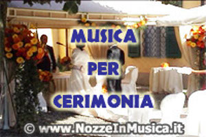 Visita la Pagina Musica per Cerimonia scoprirai tante formazioni musicali e una scaletta di canti e musiche sacre per la cerimonia.