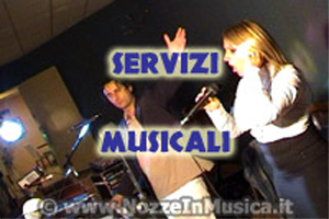 Visita la pagina de servizi musicali di Nozze in Musica, scoprirai diverse formazioni musicali con artisti,deejay,musicisti e cantanti